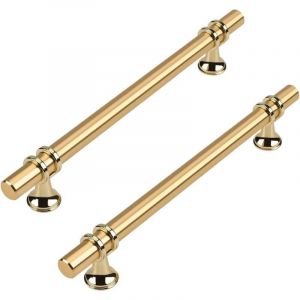 Lot de 6 Poign&eacute;e de meuble Poign&eacute;e de Meuble Cuisine Poignee Doree -poignee de cuisine or Poignee Tiroir en Alliage de zinc Entraxe 192mm