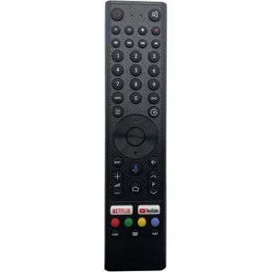 Remplacement T&eacute;l&eacute;commande pour TV Continental Edison CELED55SA21B6 CELED55SA120B6 CELED58SA120B6 CELED65SA120B6 - Pas de Fonction vocale