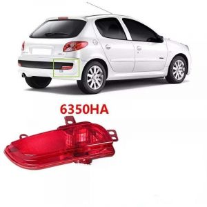Antibrouillard Arri&egrave;re Gauche, Feu Antibrouillard Arri&egrave;re Gauche Pare-chocs 6350HA Preuve &agrave; Haute Temp&eacute;rature Remplacement pour Peugeot 206+ 2009‑2012