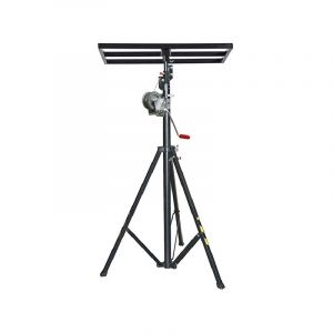 Matisère - Monte charge 100kg avec plateau non pliant ajouré 450x450mm - ipn, poteaux, store banne, etc. - LP100-PPA1