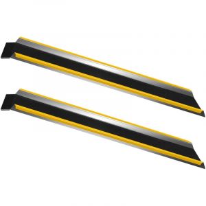 Einfeben - 2X Rampe de chargement rampe d'accès rampe pour fauteuil roulant rampe pour chien voiture pour moto atv Quad 300kg Par pièce