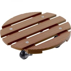 WU0825120 Chariot de transport wpc Charge max: 60 kg 300 mm x 73 mm Nombre de roulettes pivotantes 4 - Metafranc
