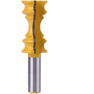 Fraise &agrave; moulurer pour cimaises de grande taille, queue de 1/2 pouce, pour outils de travail du bois