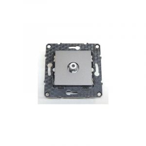 Prise tv encastr&eacute; magnesium sortie connecteur f &agrave; vis sans plaque Espace evolution Arnould 64271