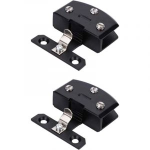 Alovez - 2 Pièces Charnière de Porte en Verre Charniere Meuble Charnière de Serrage de Porte Charnière pour Porte en Verre de Meuble de Cuisine