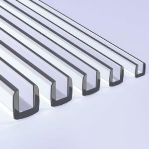 Profil&eacute; De Protection des Bords en PVC Transparent, Flexible Protection De Bord en U pour B&eacute;b&eacute;, 3m Garniture De Bord[carte de 0,5 &agrave; 1,5 mm]