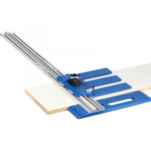 Rail de Guidage de Coupe-bois, Guide de Scie Circulaire Multifonctionnel en Alliage D'aluminium, Piste de Scie Circulaire pour Charpentier