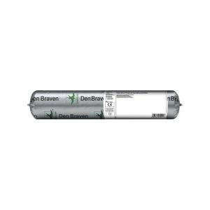 Mastics bâtiment miroiterie silicone neutre alcoxy 7070 Plus, coloris blanc, carton de 25 poches de 400 ml Den Braven