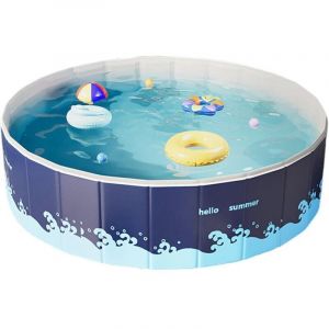 Piscine non gonflable,baignoire au sol, bassin de jardin portable, r&eacute;servoir d'eau pliable,conception facile &agrave; installer pour adultes activit&eacute;s d'&eacute;t&eacute;