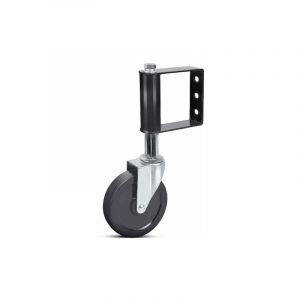 Mowze - Roues de Portail pour Portail en Bois - Roulette de Portail Robuste à Ressort pour Portail Pivotant - Petite Roue de Support de Clôture avec