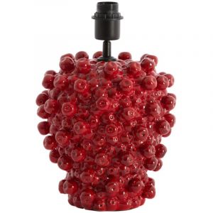Light & Living - lampe de table - Berries - rouge - c&eacute;ramique - &Oslash;