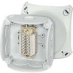 Hensel - série bornes boîte rk 0207 t 1,52,5 MM², 7. boîte de serrage, boîtier pour montage sur le mur/plafond 4012591125648