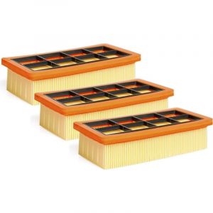 3 Pack kfi 7420 Filtre plissé plat accessoire pour Kärcher les aspirateurs ad 2, ad 2 Battery,AD 3, ad 3.000, ad 3200, ad 3 Premium et ad 4