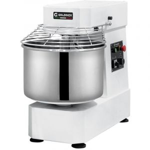 P&eacute;trin &agrave; p&acirc;te 40 Litres sur pieds 2 vitesses avec t&ecirc;te et cuve fixe (380V) PREMIUM - GOLDINOX