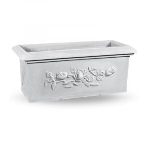 Jardinière Ducal Rectangulaire Festonnée 100 cm - Terre cuite