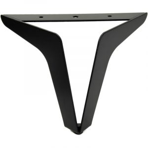 Pied de meuble Loft, noir, hauteur 15 cm, pour canap&eacute; d'angle