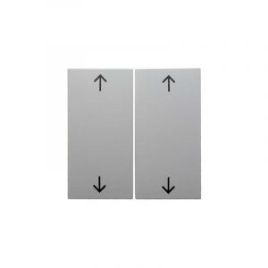 Berker - 16448989 wippen mit aufdruck symbol pfeile S.1/B.3/B.7 glas POLARWEIß, glänzend