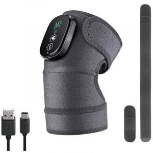 Masseur de Genoux, Massage Genoux 3 in 1 Genouill&egrave;re Chauffante Sans Fil Fonction de Vibrations Appareil Massage Pour Genou &Eacute;paule Coude Mollet 2