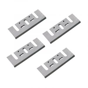4PCS 3-1/4 Inch Tooling Lames de raboteuse Lame de Rechange pour Raboteuse électrique HSS Lame de Rabot pour Hitachi Ryobi Makita 1900B