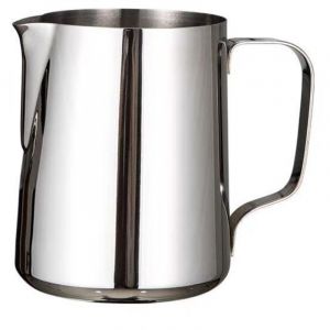 Pichet &agrave; mousse de lait, pichet &agrave; lait en acier inoxydable 304, pichet &agrave; vapeur de 350 ml, pichet &agrave; vapeur pour caf&eacute;, cappuccino, barista, carafe &agrave;