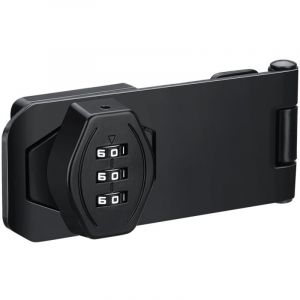 3 pouces Loquet Porte avec Serrure a Code, Verrou Porte Placard Serrure Armoire Serrure &agrave; Combinaison Verrou &agrave; Mot de Passe pour Portes, Fen&ecirc;tres,