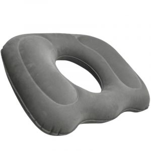 Coussin gonflable forme beignet pour chaise, soulage hémorroïdes, sciatique, dos et coccyx