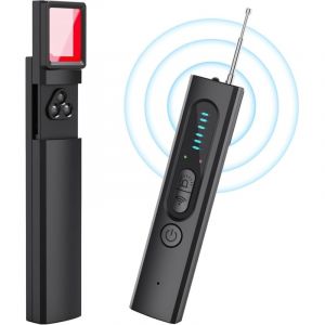Detecteur De Camera Micro Espion, Anti-Espion Gps Tracker Scanner D&eacute;Tecter, D&eacute;Tecteur De Bugs Micro Espion Ecoute A Distance Pour Bureau, H&ocirc;Tel,