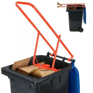 Compacteur de dechets rouge pour la poubelle