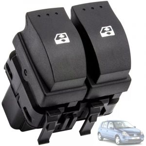 Interrupteur L&egrave;ve-vitre Compatible avec Renault Clio 2, Espace 4, Laguna 2, Trafic, Opel Vivaro - 8200060045 - Commande L&egrave;ve-vitre - Bouton L&egrave;ve-vitre