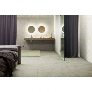 Carrelage gr&egrave;s c&eacute;rame effet rustique HERITAGE hexagone 20x17,5cm Hexagone 20x17,5 cm Rose - Mat et Brillant (m&eacute;lange) - bo&icirc;te de 0.71 m2