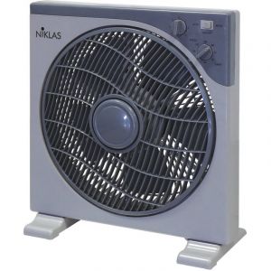 Ventilateur de table Niklas Boxfan 30 - 40W 3 vitesses D30cm Bleu