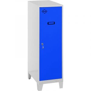 Simonrack - simonlocker casier en m&eacute;tal (101,5x40x50cm) blanc et bleu