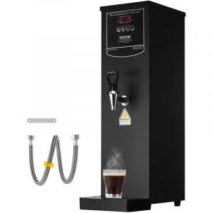 VEVOR Distributeur deEau Chaude Electrique Commercial 15 L, Fontaine a Eau Chaude 2500 W 50 L/h, avec Tube Chauffant en Acier Inoxydable, Chauffage