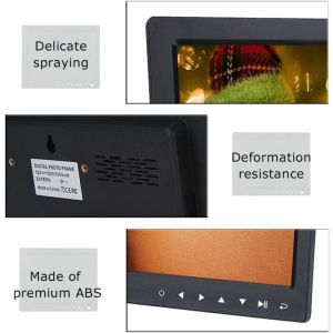 Aiducho - Cadres Photo numériques, Cadre numérique 15 Pouces écran Tactile Large pour Photos et vidéos 1280x800 hd et Multi Fonctions Lecteur de