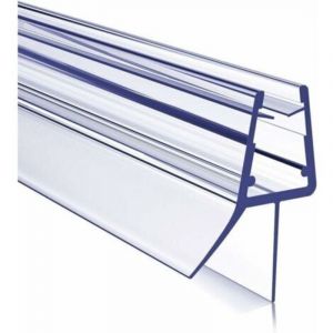 Joint de douche 80cm pour douche des scell&eacute;es porte, Salle de douche joint d'&eacute;tanch&eacute;it&eacute; PVC , Protection &eacute;tanche, pour 4-6mm de verre