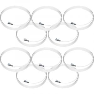 Lot de 10 câbles perlon Twister 150 cm - Fils de suspension transparents avec embout Twister pour accrochage sécurisé de cadres et tableaux - Charge