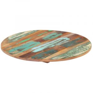 Plateau De Table, Dessus de Table, Table à manger rond 50 cm 15-16 mm Bois de récupération CON484368 design in