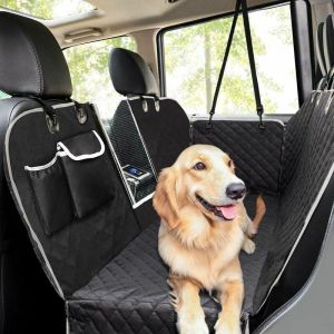 Housse de si&egrave;ge arri&egrave;re pour chien, housse de si&egrave;ge de voiture pour chien 100% &eacute;tanche avec fen&ecirc;tre en maille,hamac de voiture pour chien