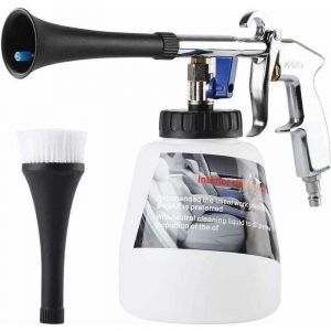 Pistolet Nettoyage Voiture,Pistolet De Nettoyage &Agrave; Air Comprim&eacute; Int&eacute;rieur Automatique Air Comprim&eacute; 1L Pulv&eacute;risateur Avec Brosse De Buse,Convient &Agrave;