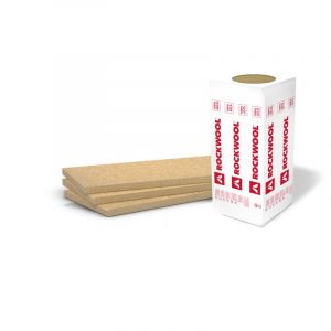 3 panneaux de laine de roche Rockfeu Therm RsD 1350 &times; 600 mm Ep.125mm - R 3,75 &ndash; ROCKWOOL