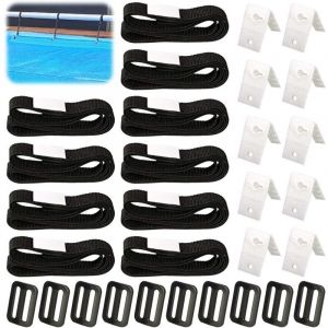 Fixation pour B&acirc;che Solaire de Piscine,10 Pi&egrave;ces Kit de Sangles de Couverture Solaire,Enrouleur de Couverture Solaire,Sangles de