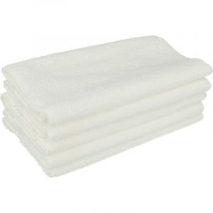 Vhbw - Lot de 5 Lingettes (serpillière) compatible avec Kärcher sc 1202, sc 1202 b, sc 1402, sc 1402 b, sc 1502 pour balai vapeur, serpillière