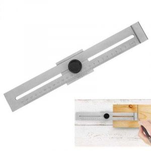 Trusquin de tra&ccedil;age de pr&eacute;cision, Traceur parall&egrave;le en acier carbone, &Eacute;chelle grav&eacute;e au laser, plage de mesure 250 mm