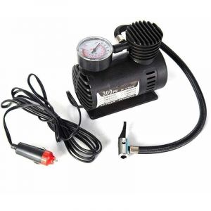 Gonfleur,Voiture Mini pompe de gonflage &eacute;lectrique Portable pneu gonfleur d'air 300PSI Auto compresseur pompe pour voiture moto basket-ball