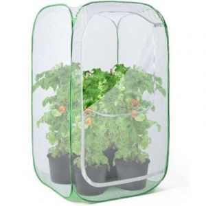 Enclos ext&eacute;rieur en maille de 91 cm, protection contre les parasites, les oiseaux et les nuisibles pour fruits, l&eacute;gumes, fleurs et herbes, cage