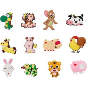 Aimants de réfrigérateur pour enfants, aimants de dessin animé 3D, animaux, aimants de réfrigérateur, adaptés aux réfrigérateurs, tableaux blancs,