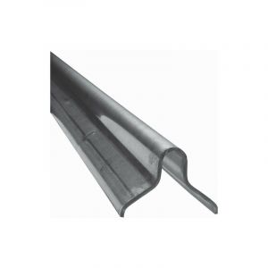 Deco Fer Forge - Rail pour portail coulissant à sceller au sol - Gorge Ronde de 20mm - Longueur de 3000mm, largeur de 50mm et épaisseur de 3mm - En