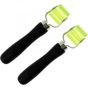 2pcs rouleau presseur rouleau presseur &agrave; main rouleau presseur professionnel syst&egrave;me anti-tambour outil d'installation rouleau en silicone r&eacute;sistant