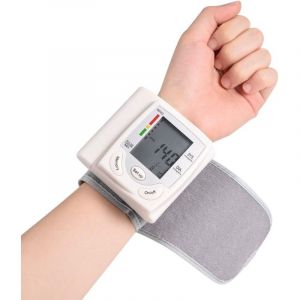 Tensiom&egrave;tre de Poignet, Digital LCD Tensiom&egrave;tre Tension Art&eacute;rielle Et La Fr&eacute;quence Cardiaque, Appareil de Surveillance de La Tension Art&eacute;rielle Au