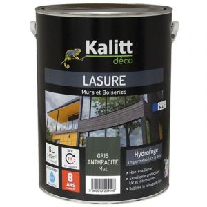 KALITT DECO - Kalitt Lasure 8ans les modernes gris anthracite acrylique m